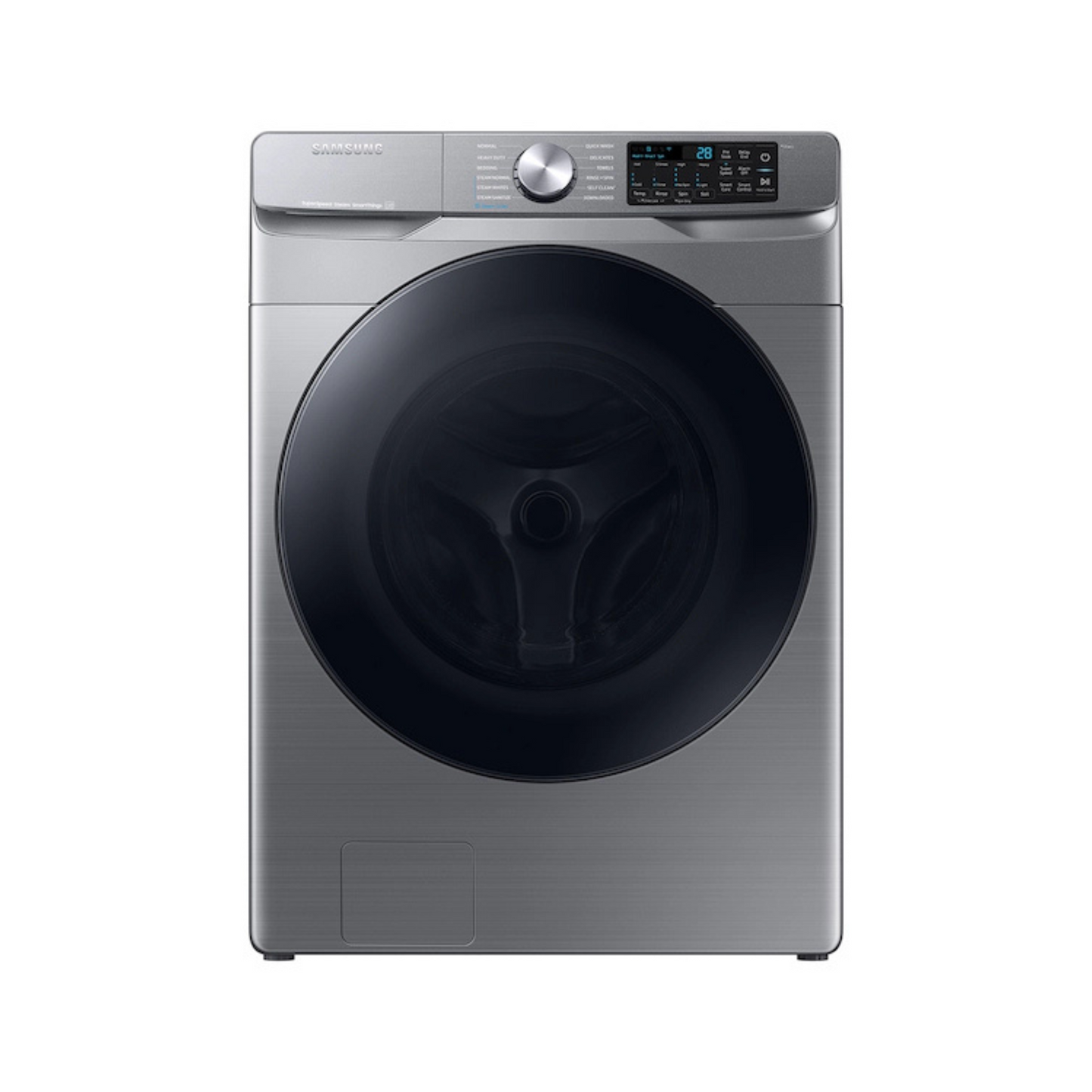 Lavadora Samsung 4.5 cu. ft. Smart Front Load – Steam, Super Speed, Platinum