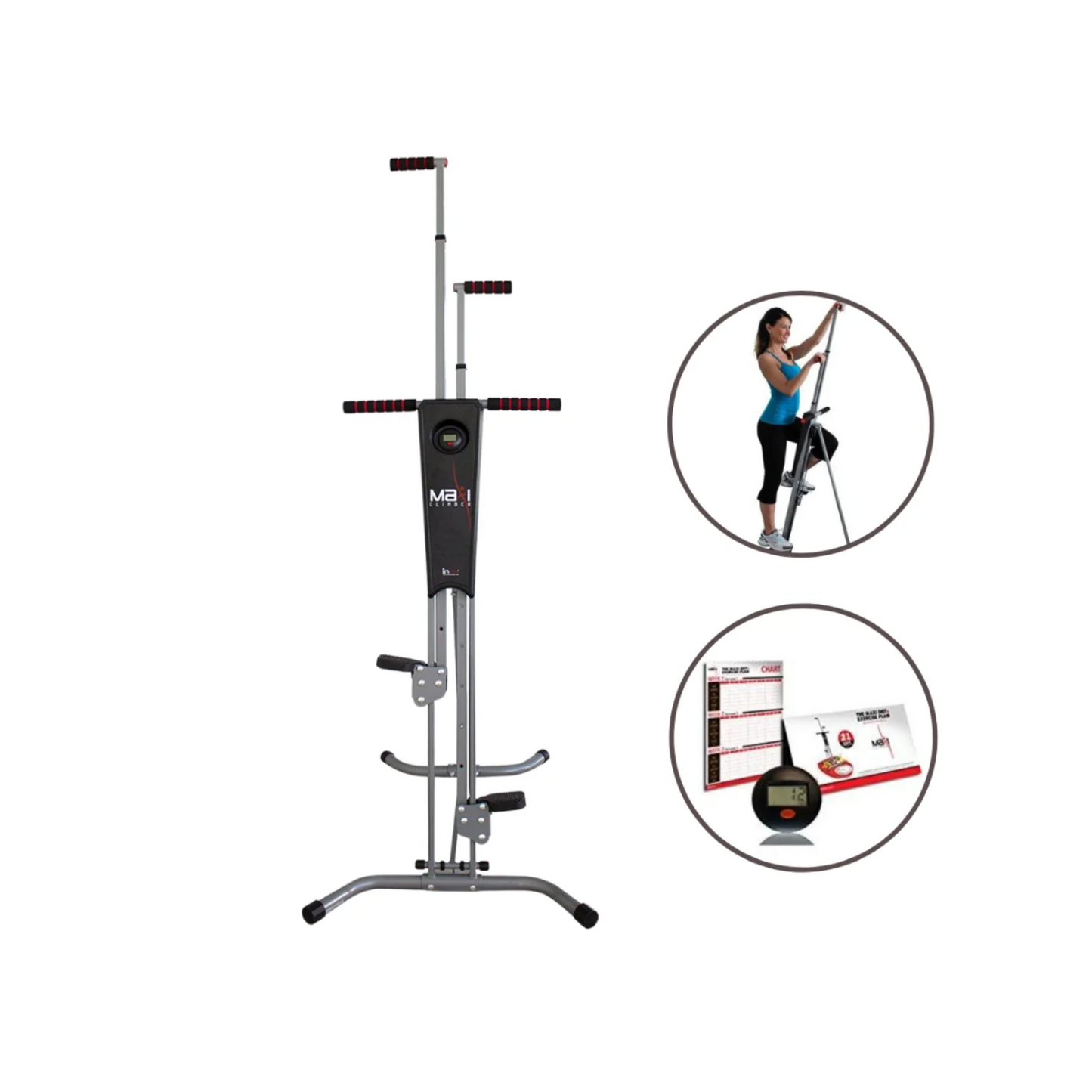 Sistema de Escalón Vertical Maxi Clicker con LCD – Entrenador de Glúteos y Piernas