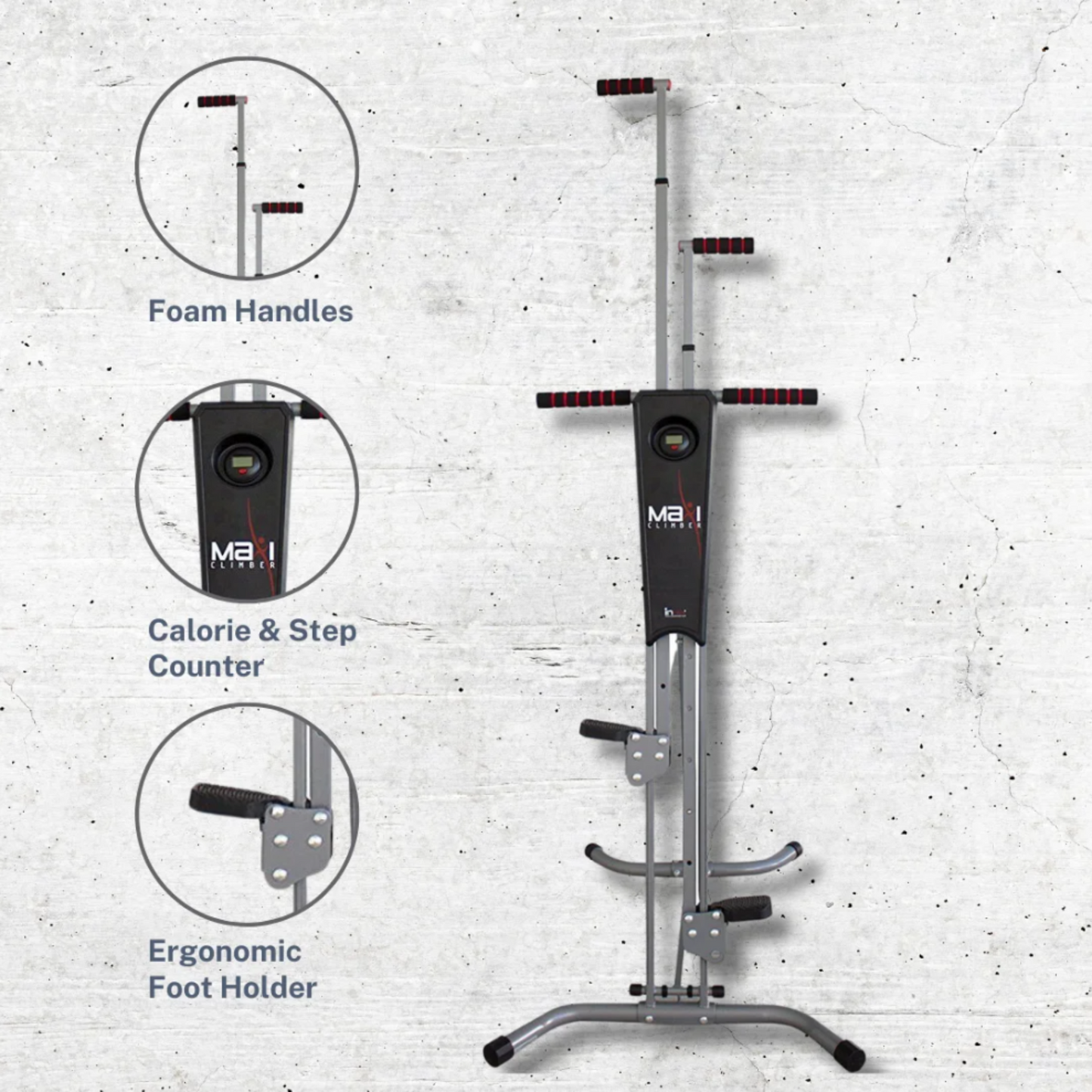 Sistema de Escalón Vertical Maxi Clicker con LCD – Entrenador de Glúteos y Piernas