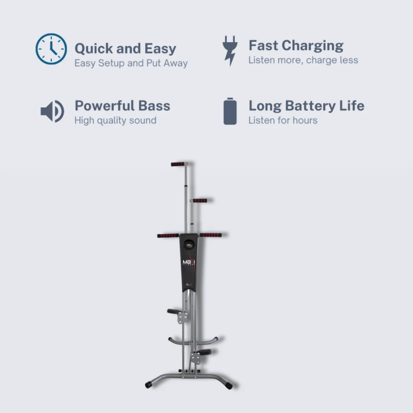 Sistema de Escalón Vertical Maxi Clicker con LCD – Entrenador de Glúteos y Piernas