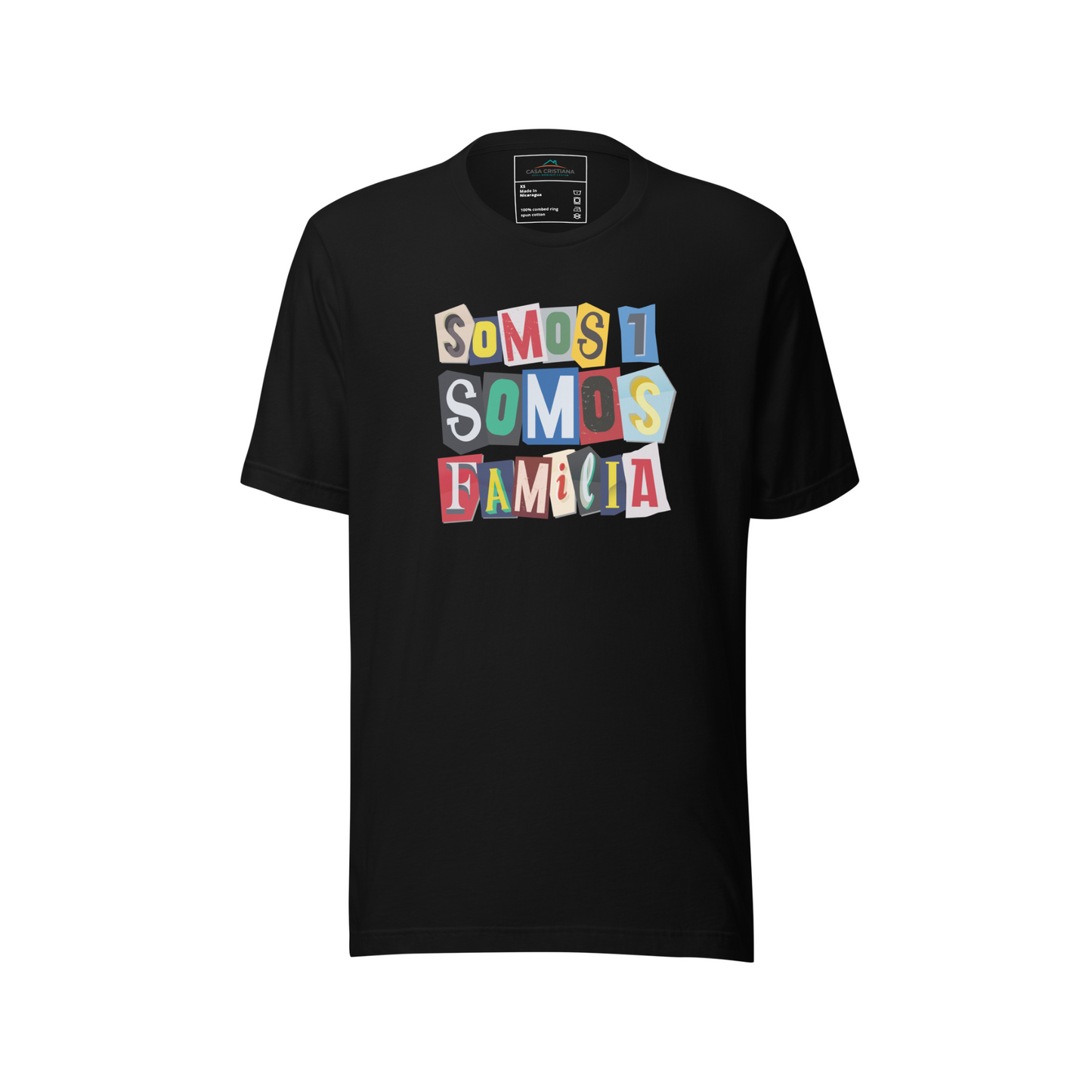 Somos 1, Somos Familia — Camiseta de manga corta unisex