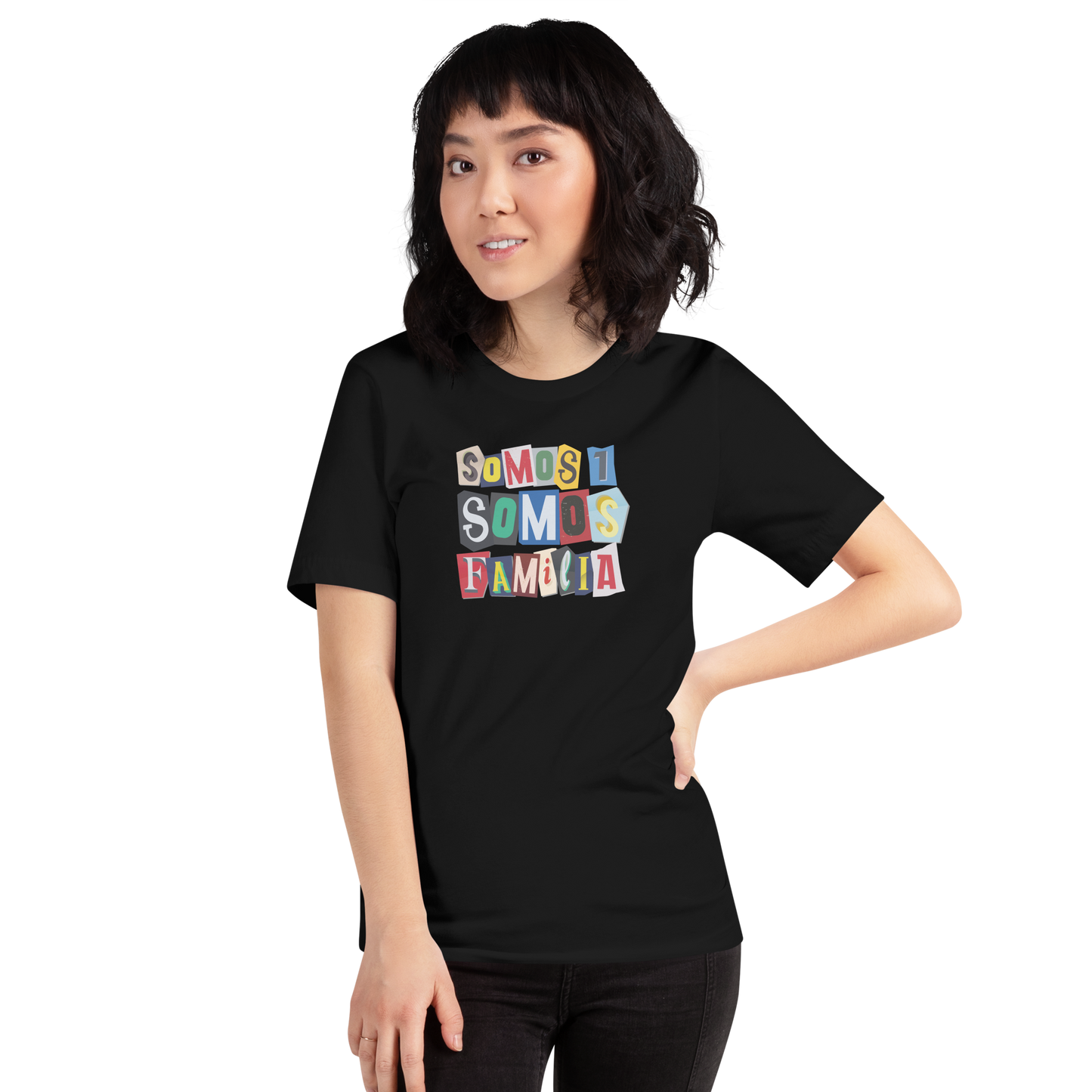 Somos 1, Somos Familia — Camiseta de manga corta unisex