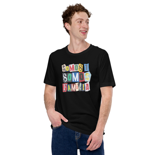 Somos 1, Somos Familia — Camiseta de manga corta unisex