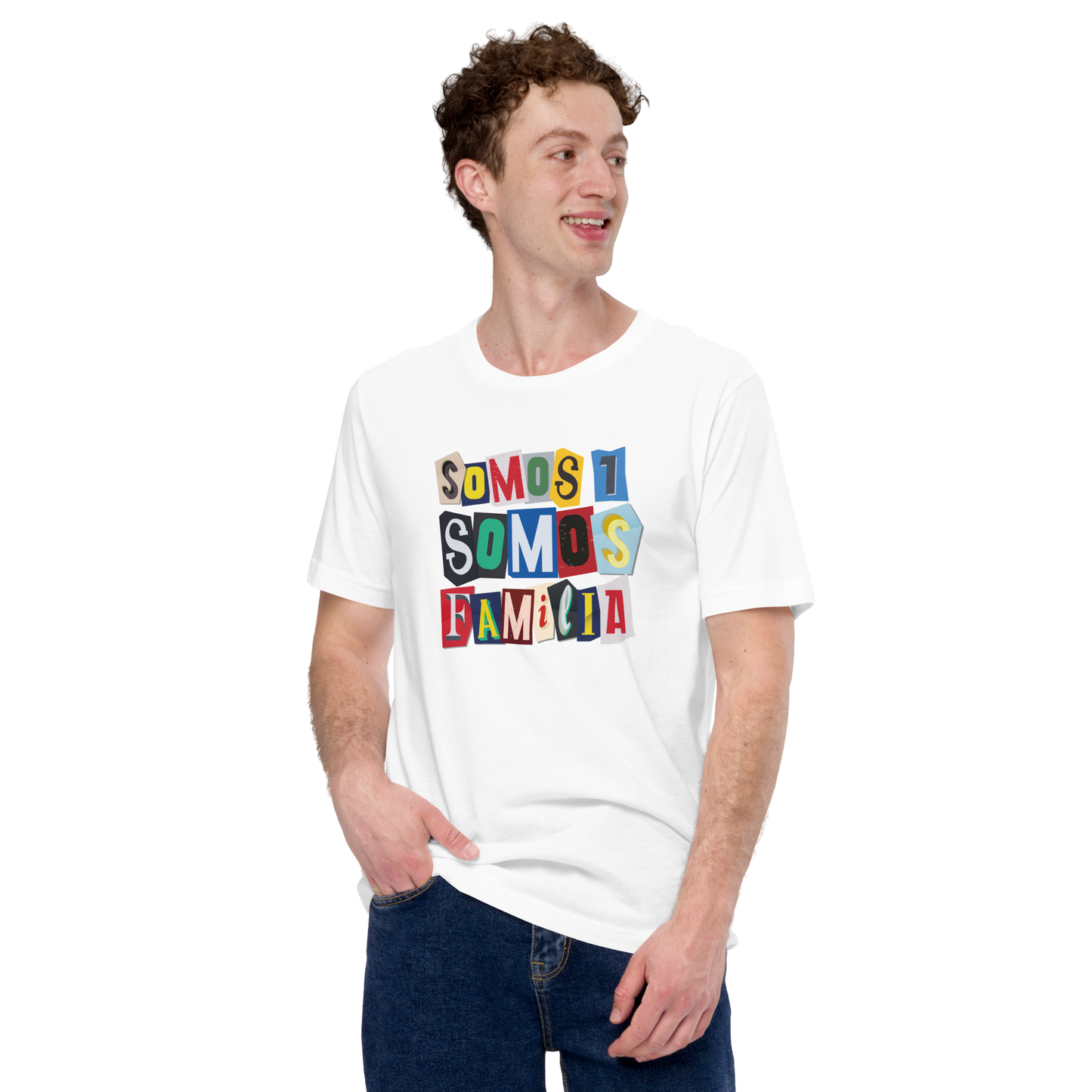 Somos 1, Somos Familia — Camiseta de manga corta unisex