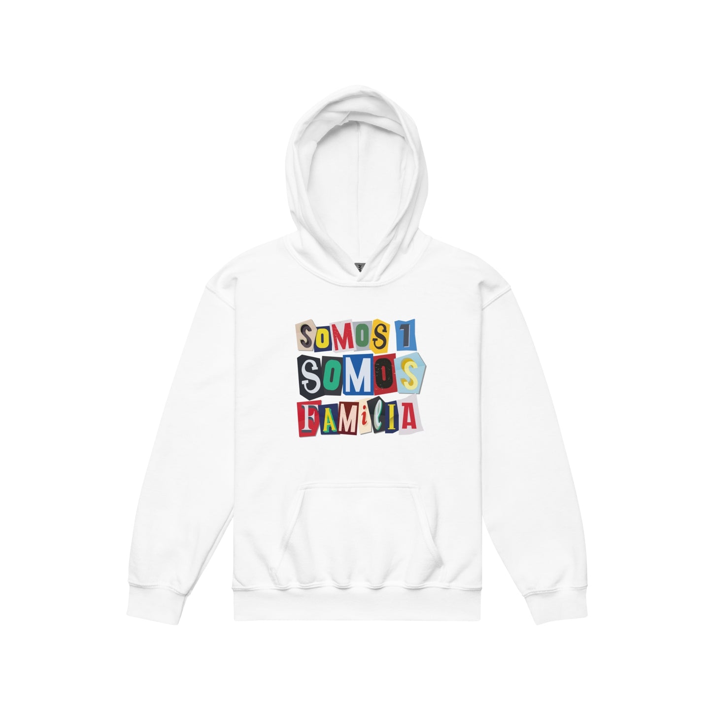 Youth Hoodie “Somos 1, Somos Familia”