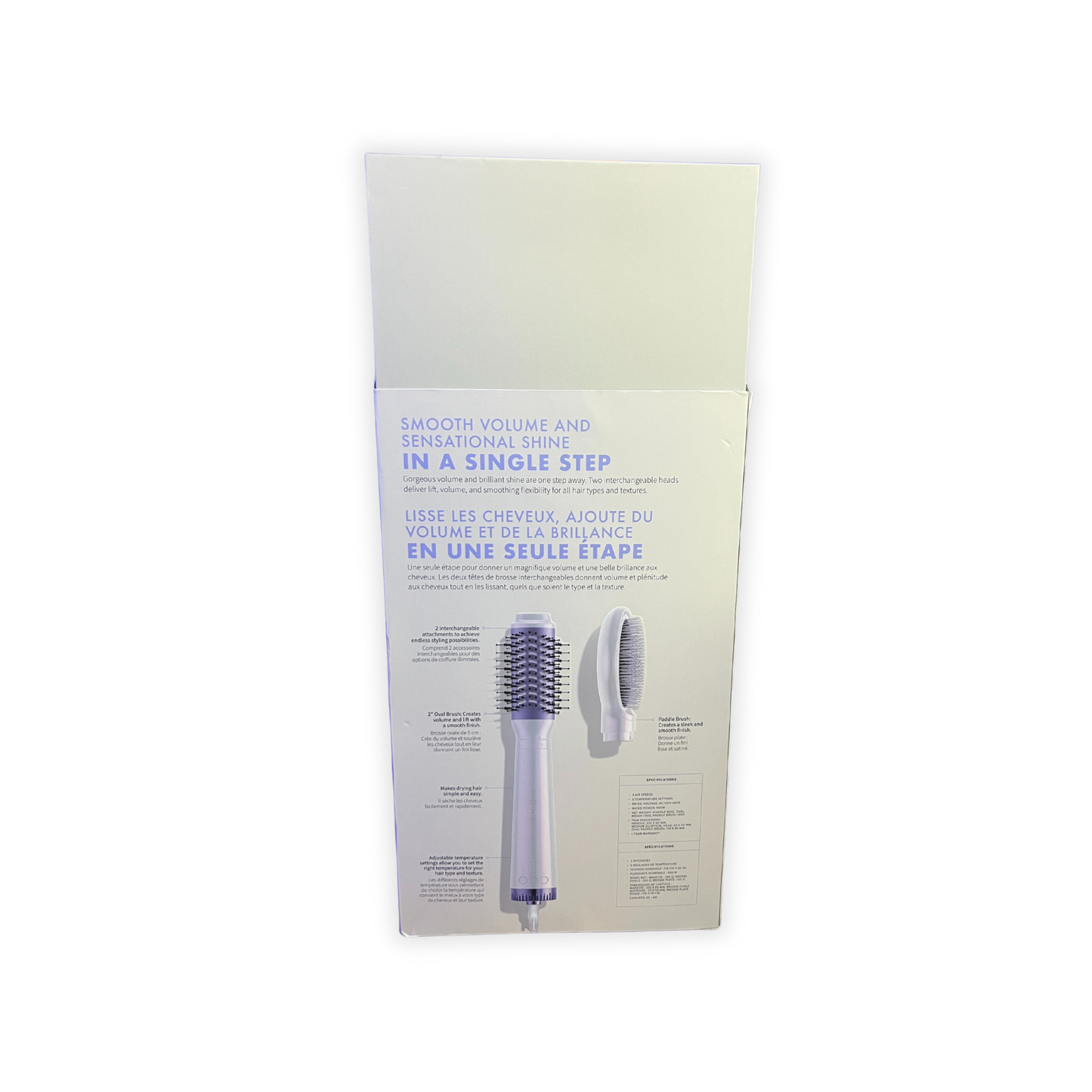 Cepillo de aire caliente intercambiable Monat One-Step Wonder para todo tipo de cabello