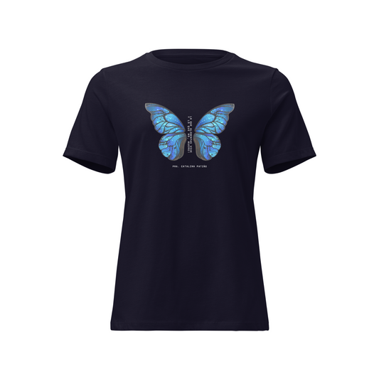Lo que alimentas vive – Camiseta Suelta de Mujer