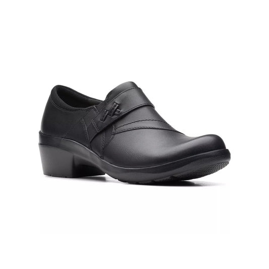 Clarks Angie Pearl | Calzado de Mujer de tacón medio color negro (Pickup Only)